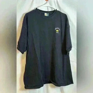 2008 ⛳️⛳️⛳️ Vintage Masters Black Golf T-Shirt (Size XXL)